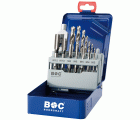 Bohrcraft Juego machos de roscar a máquina DIN 352 HSS-G EGB15