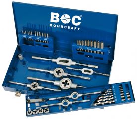 Bohrcraft Juego machos de roscar a mano GW12