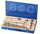 Bohrcraft Juego machos de roscar a mano GW28