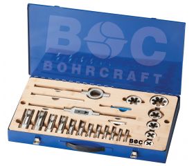 Bohrcraft Juego machos de roscar a mano GW28