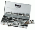 Bohrcraft Juego machos de roscar a mano INOX Profi Plus GWE12