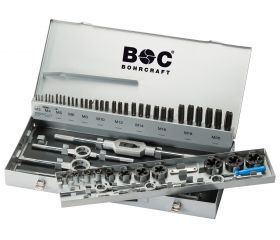 Bohrcraft Juego machos de roscar a mano INOX Profi Plus GWE20