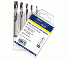 Bohrcraft Juego brocas rectificadas Profi Plus HSS-HM DIN 8037 punta metal duro
