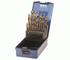 Bohrcraft Juego brocas rectificadas HSS-E Co5 DIN 338 tipo N KE13