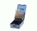Bohrcraft Juego brocas rectificadas Profi Plus HSS-G DIN 338 tipo N KG 13 P-Plus