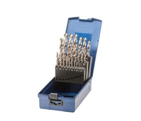 Bohrcraft Juego brocas rectificadas Profi Plus HSS-G DIN 338 tipo N KG 13 P-Plus