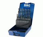 Bohrcraft Juego brocas laminadas HSS-R DIN 338 Tipo N KR10