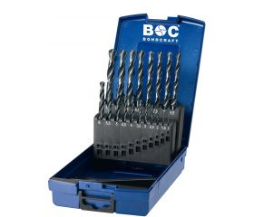 Bohrcraft Juego brocas laminadas HSS-R DIN 338 Tipo N KR10