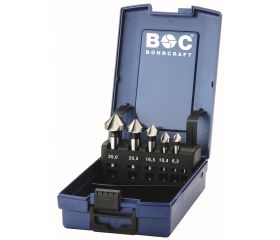 Bohrcraft Juego avellanadores 90° DIN 335 C HSS