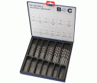 Bohrcraft Juego brocas rectificadas HSS-G DIN 338 tipo N MG 130