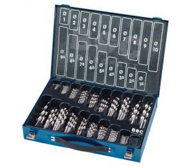 Bohrcraft Juego brocas rectificadas HSS-G DIN 338 tipo N MG 170