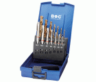 Bohrcraft Juego machos de roscar a máquina anillo rojo Profi Plus M DIN 371/376 Forma B HSS-E