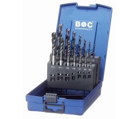 Bohrcraft Juego machos de roscar a máquina anillo negro Profi Plus M DIN 371/376 HSSE-PM HL