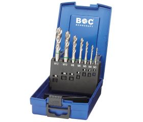 Bohrcraft Juego machos de roscar a máquina anillo verde Profi Plus M DIN 371/376 Forma RSP40°