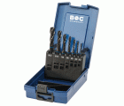 Bohrcraft Juego machos de roscar a máquina anillo azul Profi Plus DIN 371/376 H40° HSS-E