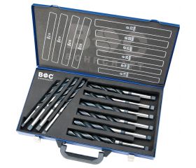 Bohrcraft Juego brocas mango cónico HSS DIN 345 tipo N MK 10-1