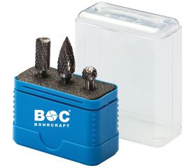 Bohrcraft Juego fresas rotativas metal duro R3