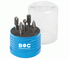 Bohrcraft Juego fresas rotativas metal duro R5