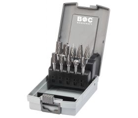 Bohrcraft Juego fresas rotativas metal duro RK10