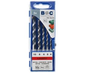 Bohrcraft Juego brocas de pared LASER TCT DIN 8039