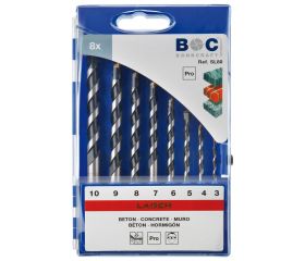 Bohrcraft Juego brocas de pared LASER TCT DIN 8039
