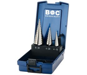Bohrcraft Juego brocas escalonadas HSS