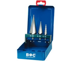 Bohrcraft Juego brocas escalonadas HSS