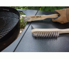 Lessmann Cepillo de mano mango de madera  alambre latonado 105431