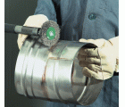 Lessmann Cepillo circular con espiga alambre acero ondulado 413142