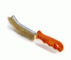 Lessmann Cepillo de mano mango de plastico alambre latón 056701