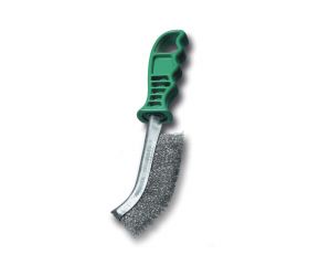 Lessmann Cepillo de mano mango de plástico alambre inox.