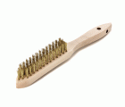 Lessmann Cepillo de mano mango de madera  alambre latonado 105441