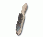 Lessmann Cepillo de mano mango de madera alambre inox. 103741