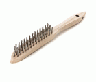 Lessmann Cepillo de mano mango de madera alambre inox.