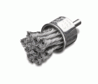 Lessmann Brocha con espiga alambre acero trenzado 456298