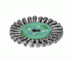 Lessmann Cepillo circular alambre inox. trenzado 473811