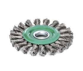 Lessmann Cepillo circular alambre inox. trenzado