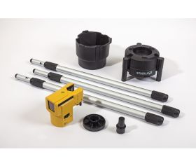 Stabila Láser de líneas en cruz LAX 50, juego de 2 piezas