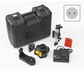 Stabila Láser multi-línea LAX 600, sistema de 12 V, set de 7 piezas, con batería y cargador (UE)