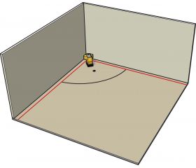 Stabila Láser de lineas para suelos FLS 90
