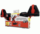 Bessey Juego de 2 tornillos de apriete monomanual (2 x EZ360-30) con mango giratorio 360° EZ300/80 mm