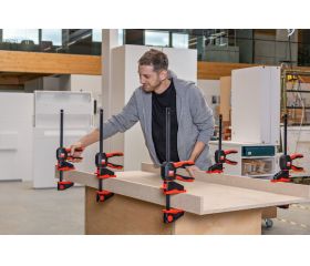 Bessey Tornillo de apriete monomanual con mango giratorio 360°