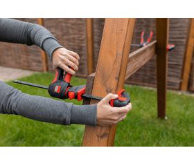 Bessey Tornillo de apriete monomanual con mango giratorio 360°