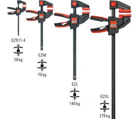 Bessey Tornillo de apriete monomanual EZ 450 mm