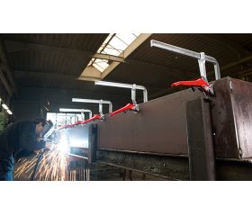 Bessey Prensa rápida de palanca de acero forjado GH 800 mm