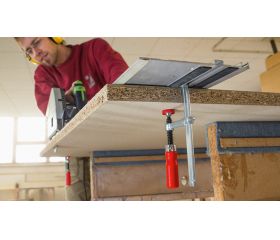 Bessey Tornillo de apriete para rieles guía GTR 160 mm