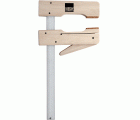 Bessey Tornillo de apriete con mordazas de madera HKL