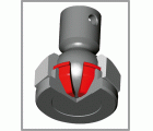 Bessey Tornillo de apriete de acero forjado en U SGU30-14-10