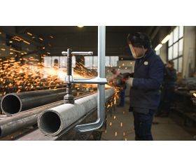 Bessey Tornillo de apriete de acero forjado de alta potencia SLM 400 mm