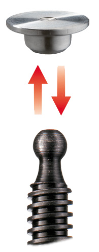 Bessey Tornillo de apriete de acero forjado GZ-K 160 mm